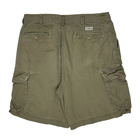 Polo By Ralph Lauren Cargo Shorts - 36W 9L Khaki Cotton