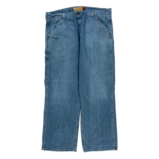 Old Navy Wide Leg Carpenter Jeans - 38W 32L Blue Denim