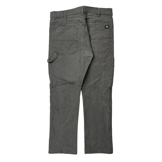 Dickies Carpenter Trousers - 33W 30L Grey Cotton