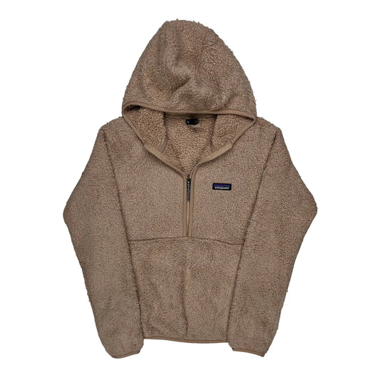 Vintage Patagonia Hoodie - Medium Beige Polyester