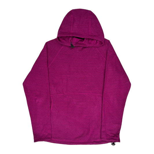 Vintage Mountain Hard Wear Hoodie - Medium Pink Polyester
