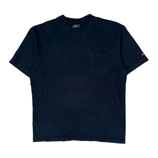 Vintage Dickies T-Shirt - XL Black Cotton