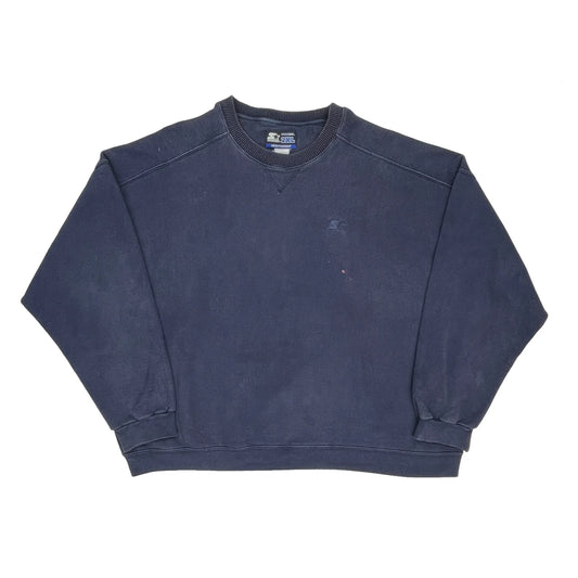 Starter Sweatshirt - 2XL Blue Cotton