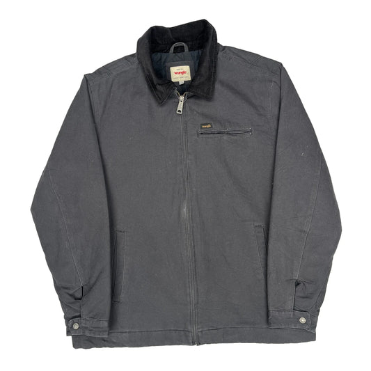 Wrangler Workwear Jacket - XL Grey Cotton