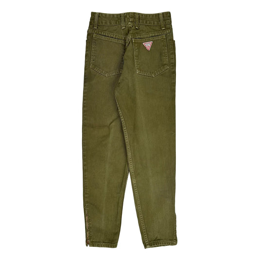 Vintage Guess Skinny Jeans - 24″ Waist Khaki Cotton