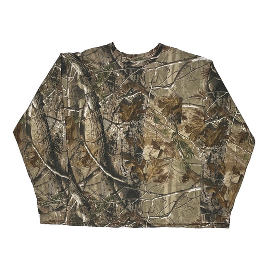 Red Head Tall Long Sleeve T-Shirt - XL Camo Cotton