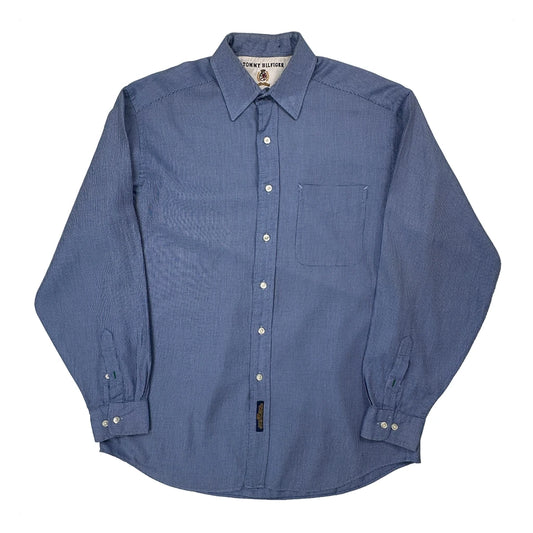 Tommy Hilfiger Shirt - Large Blue Cotton