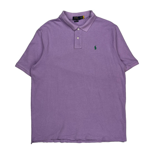 Ralph Lauren Polo Shirt - 2XL Purple Cotton