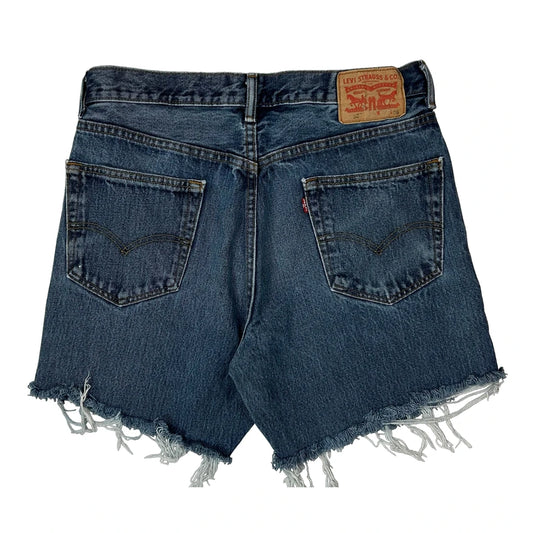 Vintage Levis Denim Shorts - 30W UK 12 Blue Denim