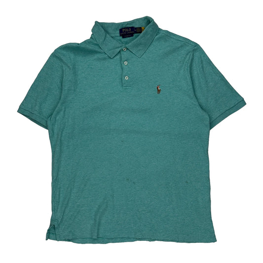 Polo By Ralph Lauren Polo Shirt - Medium Green Cotton