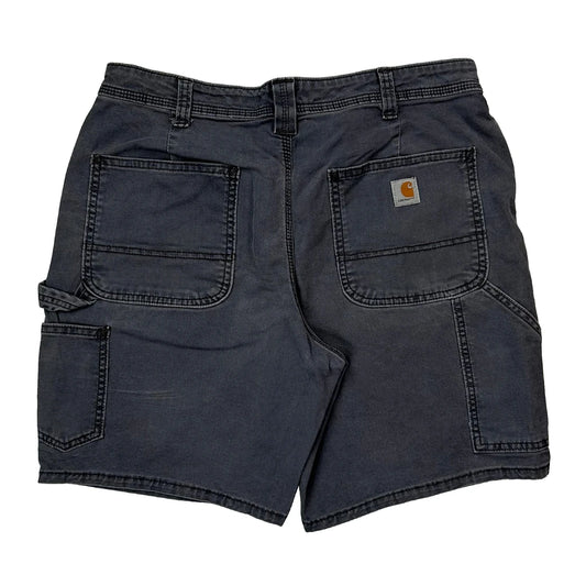 Vintage Carhartt Carpenter Shorts - 30W UK 10 Grey Cotton