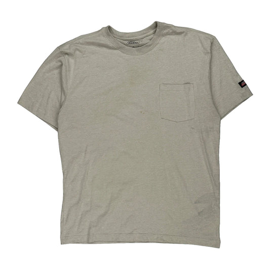 Dickies T-Shirt - XL Beige Cotton Blend