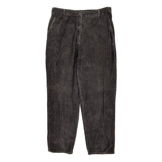 Woolrich Cord Trousers - 34W 30L Black Corduroy