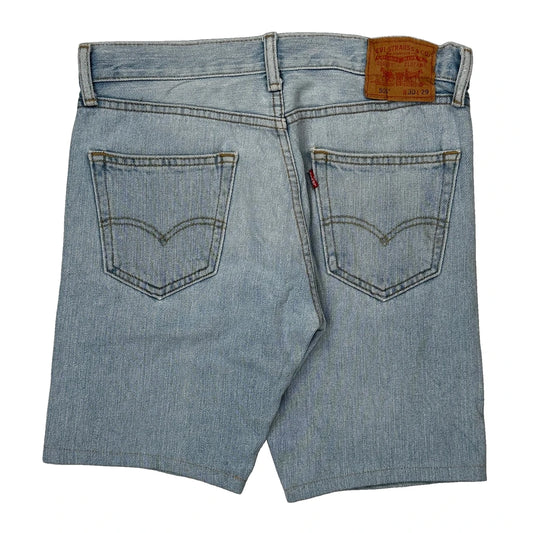 Vintage Levis Denim Shorts - 31W 10L Light Wash Denim