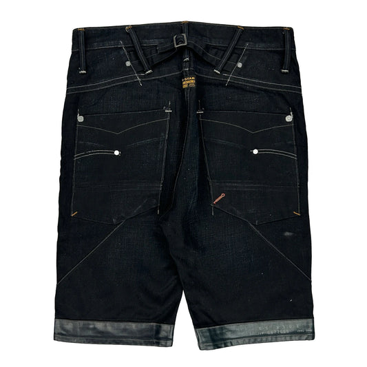 G-Star Denim Shorts - 33W 11L Black Denim
