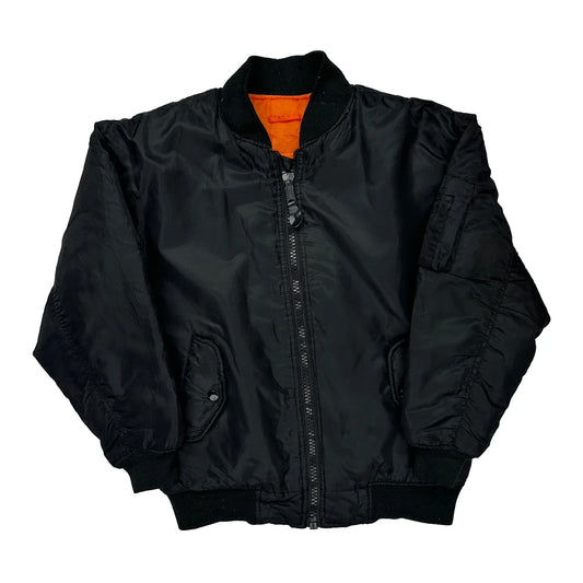 Northern Xplosion Bomber Jacket - Medium Black Nylon