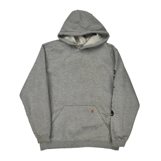 Carhartt Tall Hoodie - XL Grey Cotton Blend