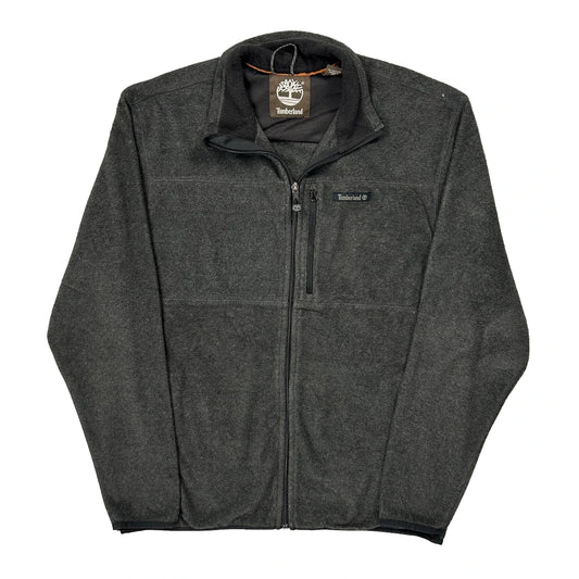 Vintage Timberland Fleece Jacket - Medium Grey Polyester