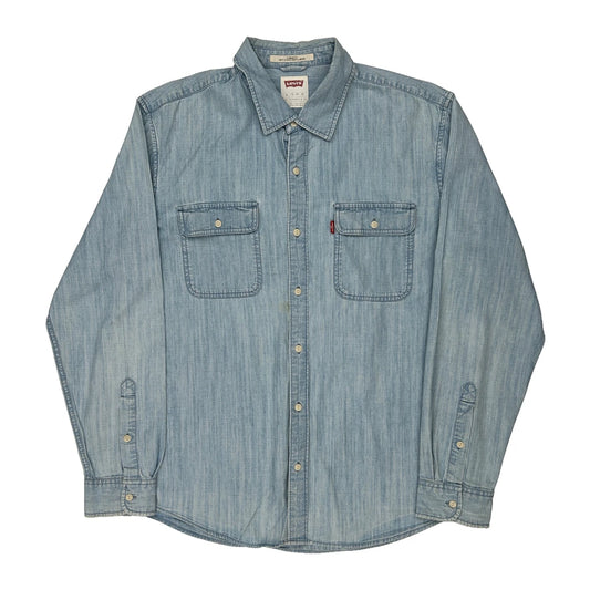Levis Denim Shirt - XL Light Wash Cotton