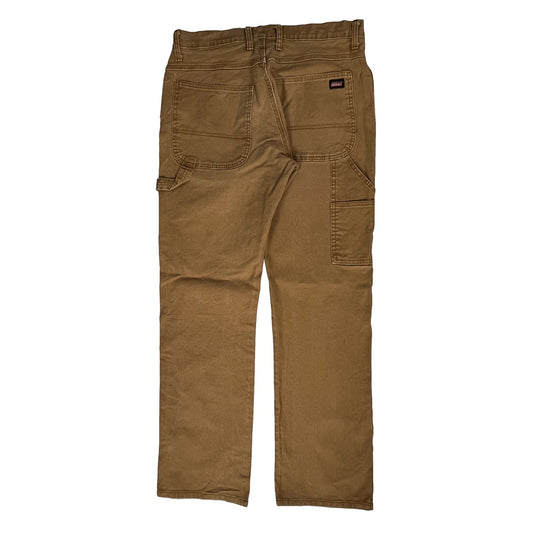 Vintage Dickies Carpenter Trousers - 31W 31L Brown Cotton