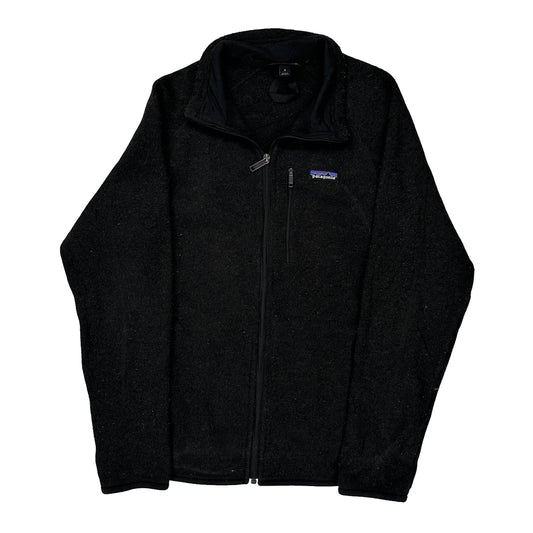 Patagonia Fleece Jacket - Medium Black Polyester
