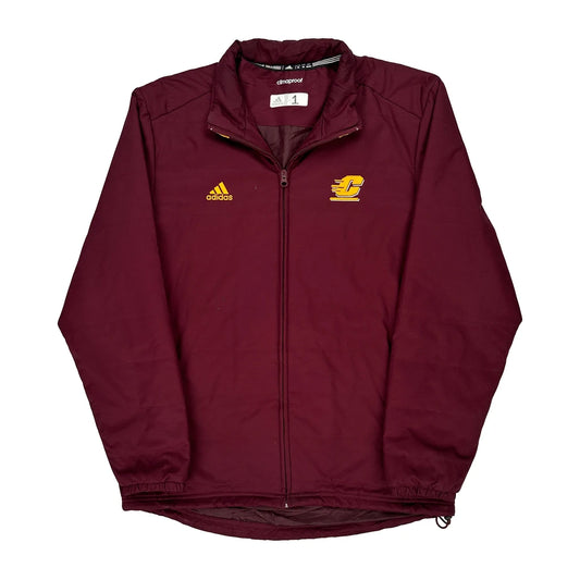 Climaproof Adidas Windbreaker - Medium Burgundy Polyester