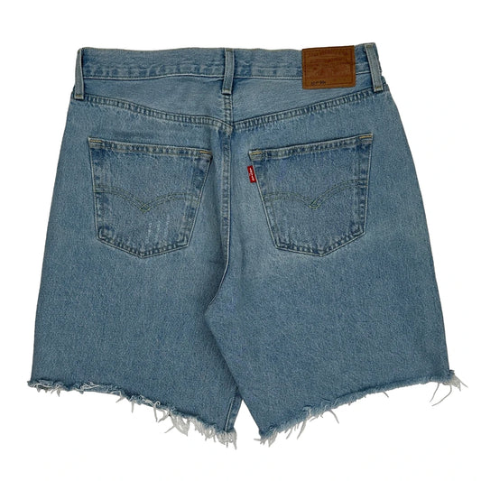 Levis Denim Shorts - 30W UK 10 Light Wash Denim