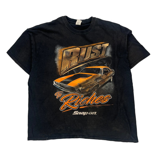 Gildan Graphic T-Shirt - 2XL Black Cotton