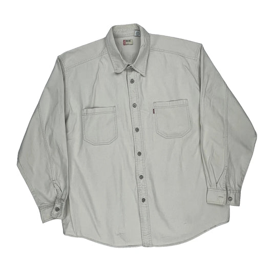 Levis Denim Shirt - XL Cream Cotton