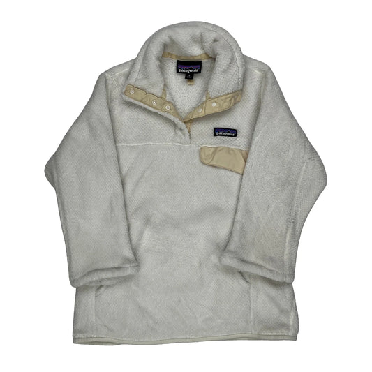 Vintage Patagonia Fleece - Small Cream Polyester