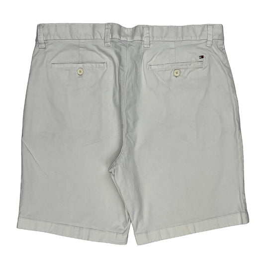 Tommy Hilfiger Chino Shorts - 34W 9L White Cotton