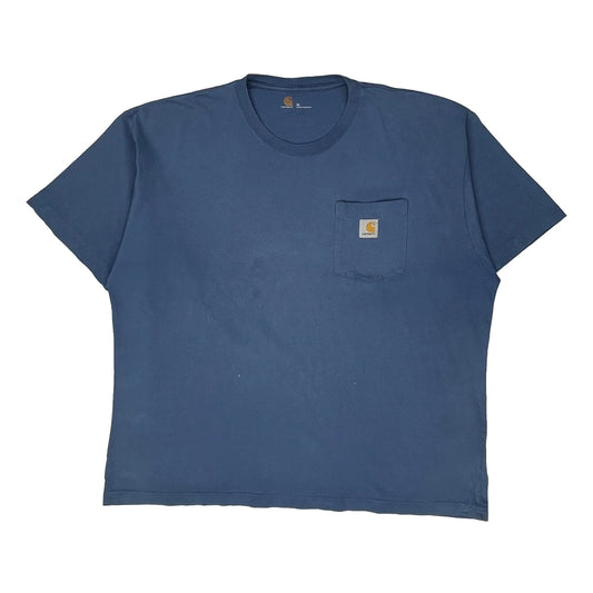 Carhartt T-Shirt - XL Blue Cotton