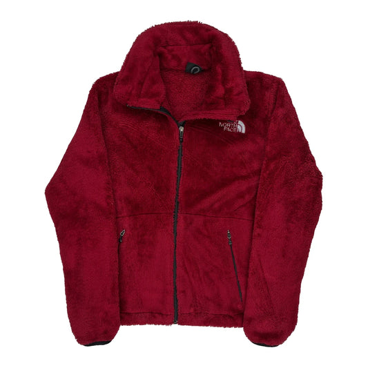 The North Face Fleece - Large Red Polyester