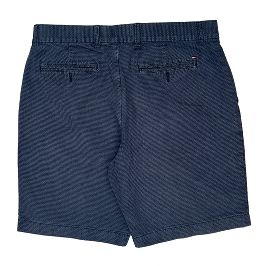 Vintage Tommy Hilfiger Polka Dot Chino Shorts - 33W 10L Navy Cotton