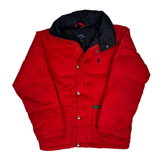 Age 8-10 Polo By Ralph Lauren Puffer - Small Red Down