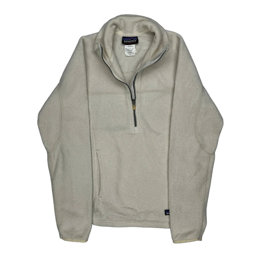 Vintage Synchilla Patagonia Fleece - Small Cream Polyester