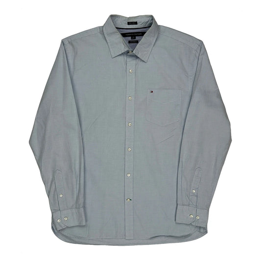Tommy Hilfiger Shirt - Large Blue Cotton