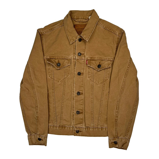 Levis Denim Jacket - Small Brown Cotton