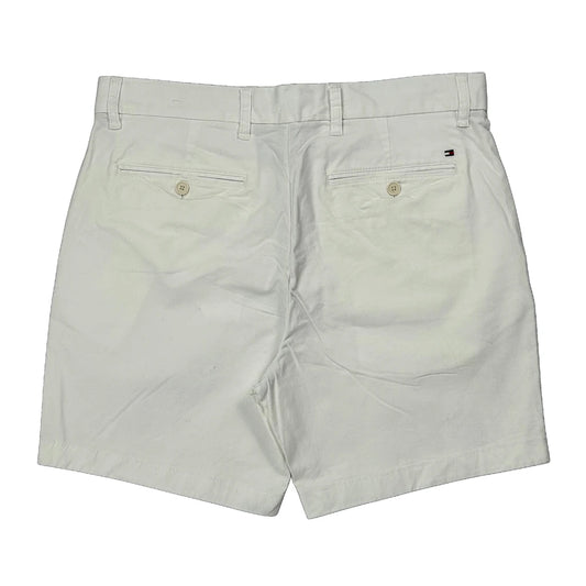 Tommy Hilfiger Chino Shorts - 34W 7L White Cotton