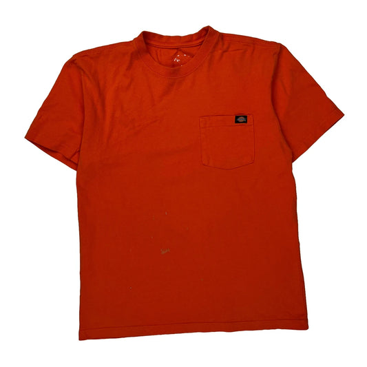 Dickies T-Shirt - Medium Orange Cotton