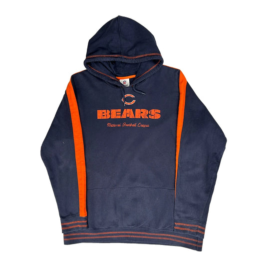 Vintage Bears Nfl Football Hoodie - XL Navy Cotton