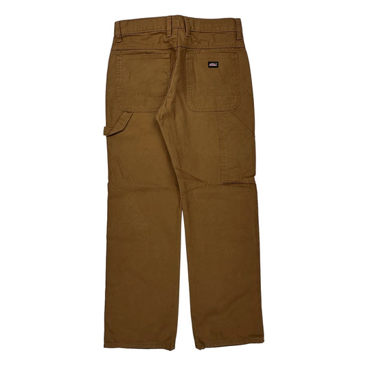 Dickies Carpenter Trousers - 30W 30L Brown Cotton