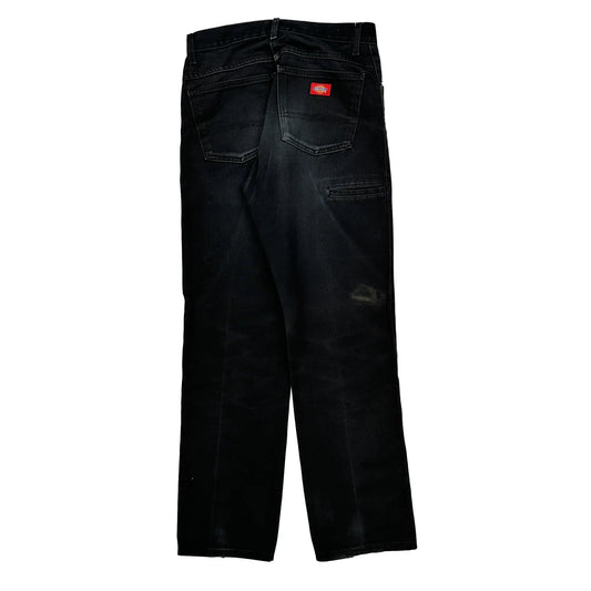 Dickies Carpenter Trousers - 29W UK 10 Black Cotton