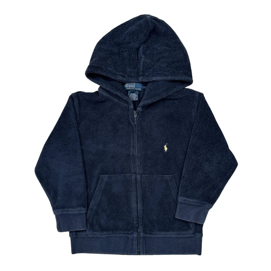 Age 4 Polo By Ralph Lauren Hoodie - Small Navy Cotton Blend