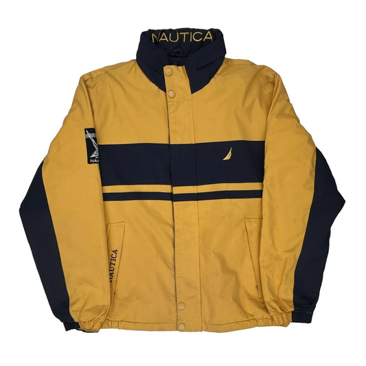 Ns-83 Nautica Spellout Jacket - Medium Navy Polyester