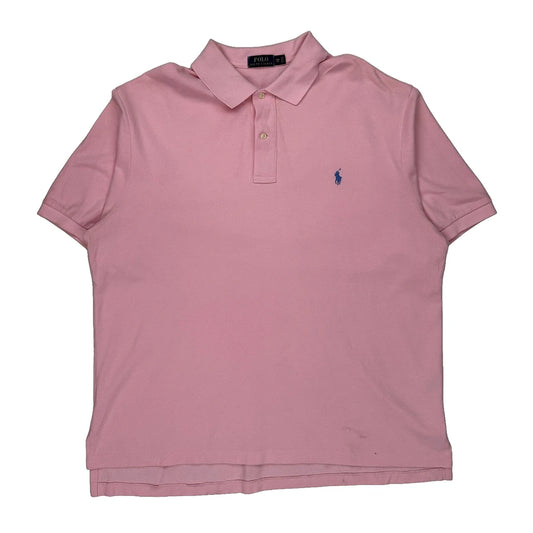 Polo By Ralph Lauren Polo Shirt - 2XL Pink Cotton