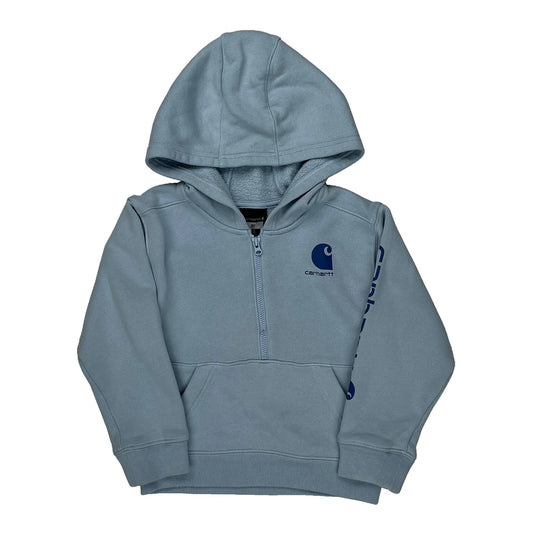 Vintage Age 3 Carhartt Hoodie - 3XS Blue Cotton