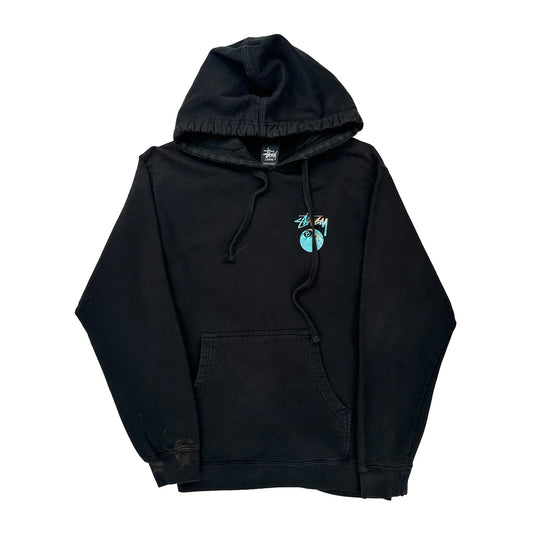 Stussy Graphic Hoodie - XS Black Cotton
