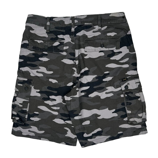 Lee Camo Cargo Shorts - 36W 11L Camo Cotton
