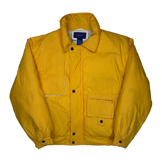 Gant Puffer - Large Yellow Cotton